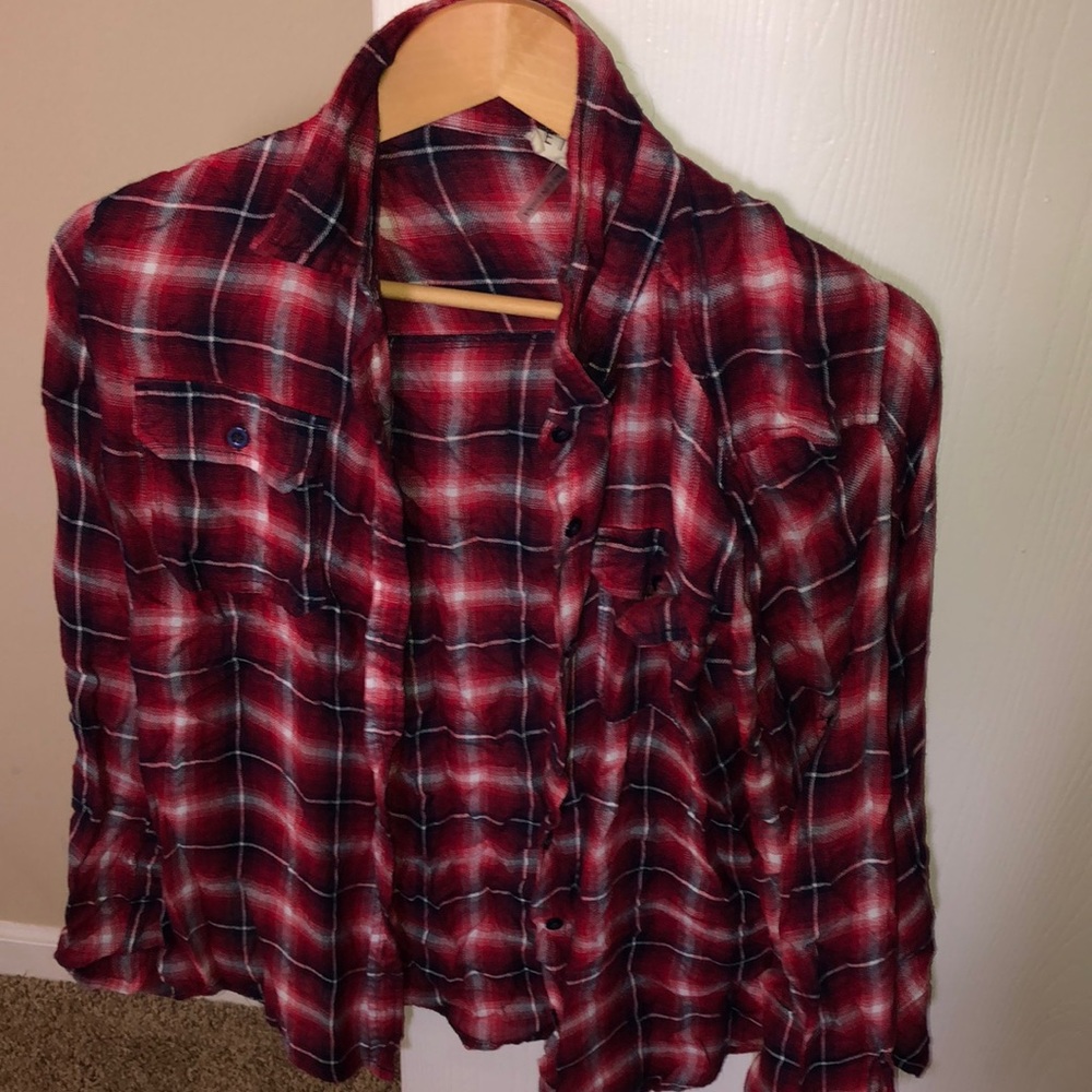 ETWO FLANNEL BUTTON UP